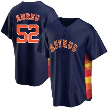 Bryan Abreu Men's Houston Astros Replica Alternate Jersey - Navy