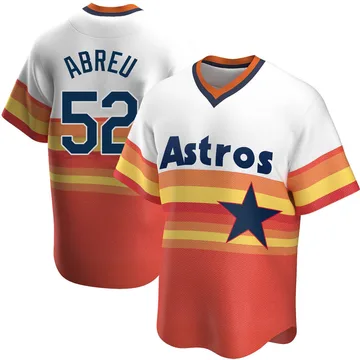 Bryan Abreu Men's Houston Astros Replica Home Cooperstown Collection Jersey - White