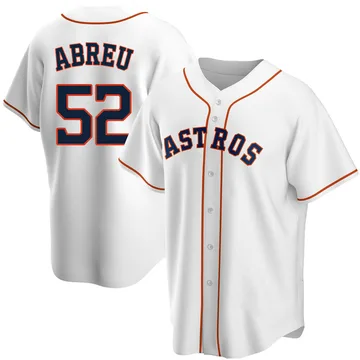 Bryan Abreu Men's Houston Astros Replica Home Jersey - White