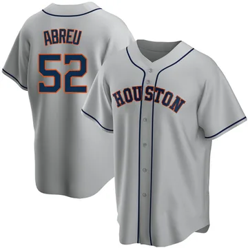 Bryan Abreu Men's Houston Astros Replica Road Jersey - Gray