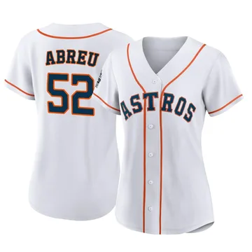 Bryan Abreu Women's Houston Astros Authentic 2022 World Series Home Jersey - White