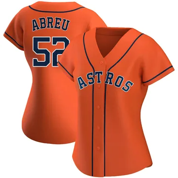 Bryan Abreu Women's Houston Astros Authentic Alternate Jersey - Orange