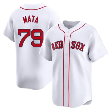 Bryan Mata Men's Boston Red Sox Limited Home Jersey - White