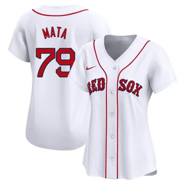 Bryan Mata Women's Boston Red Sox Limited Home Jersey - White