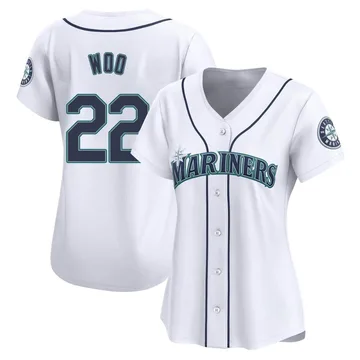 Bryan Woo Women's Seattle Mariners Limited Home Jersey - White