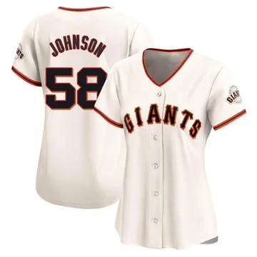 Bryce Johnson Women's San Francisco Giants Limited Home Jersey - Cream