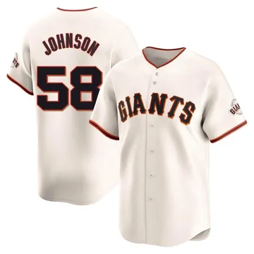 Bryce Johnson Youth San Francisco Giants Limited Home Jersey - Cream