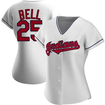 Buddy Bell Women's Cleveland Guardians Authentic Home Jersey - White