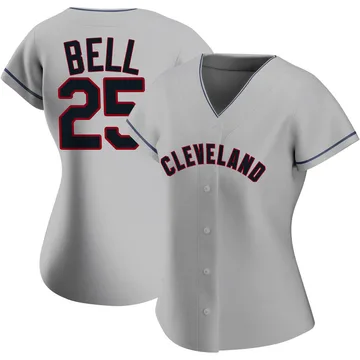 Buddy Bell Women's Cleveland Guardians Authentic Road Jersey - Gray