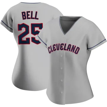 Buddy Bell Women's Cleveland Guardians Authentic Road Jersey - Gray