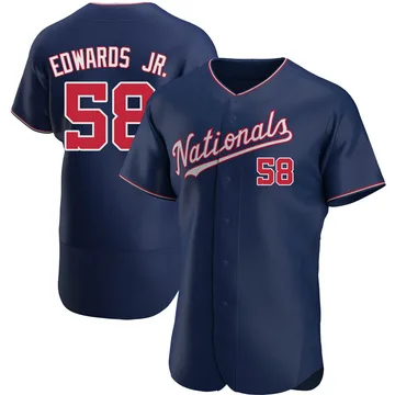 Carl Edwards Jr. Men's Washington Nationals Authentic Alternate Jersey - Navy