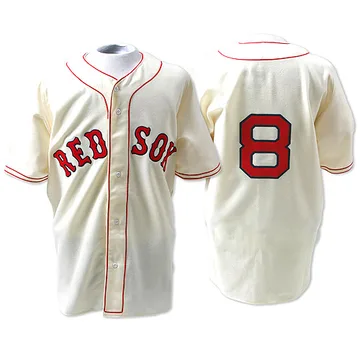 Carl Yastrzemski Men's Boston Red Sox Authentic 1967 Throwback Jersey - Cream