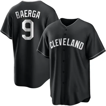 Carlos Baerga Men's Cleveland Guardians Replica Jersey - Black/White