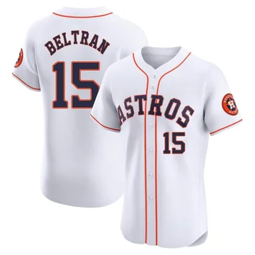 Carlos Beltran Men's Houston Astros Elite Home Jersey - White