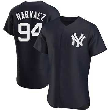 Carlos Narvaez Men's New York Yankees Authentic Alternate Jersey - Navy