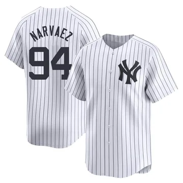 Carlos Narvaez Men's New York Yankees Limited Yankee Home Jersey - White