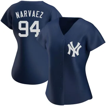 Carlos Narvaez Women's New York Yankees Authentic Alternate Team Jersey - Navy