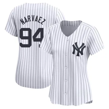 Carlos Narvaez Women's New York Yankees Limited Yankee Home Jersey - White