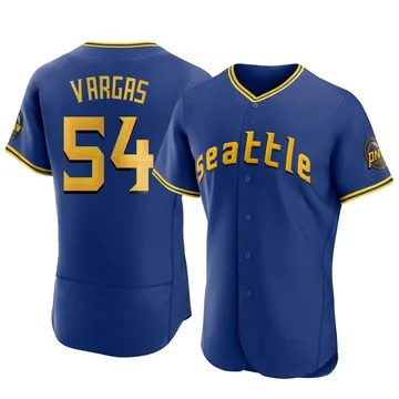 Carlos Vargas Men's Seattle Mariners Authentic 2023 City Connect Jersey - Royal