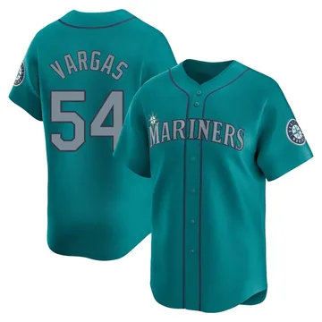 Carlos Vargas Men's Seattle Mariners Limited Alternate Jersey - Aqua