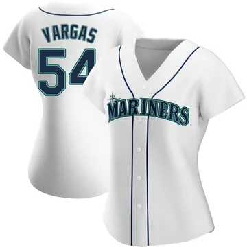 Carlos Vargas Women's Seattle Mariners Authentic Home Jersey - White