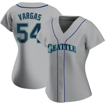 Carlos Vargas Women's Seattle Mariners Authentic Road Jersey - Gray