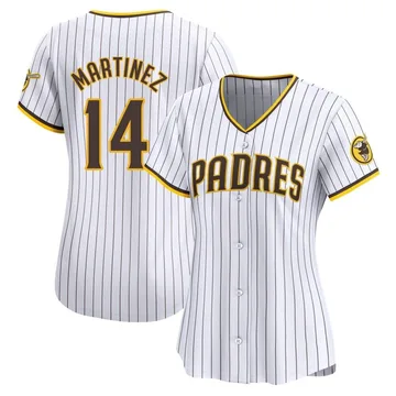 Carmelo Martinez Women's San Diego Padres Limited Home Jersey - White