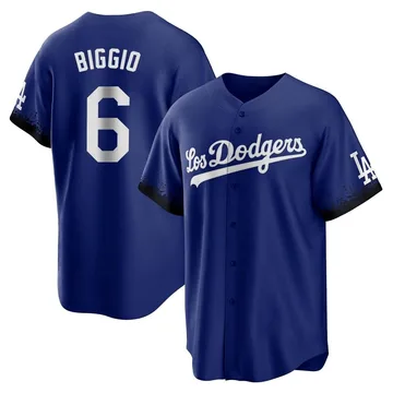 Cavan Biggio Men's Los Angeles Dodgers Replica 2021 City Connect Jersey - Royal