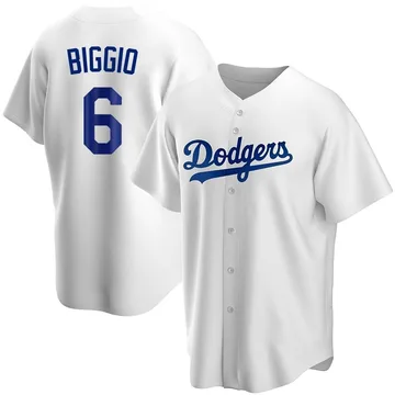 Cavan Biggio Men's Los Angeles Dodgers Replica Home Jersey - White