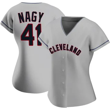 Charles Nagy Women's Cleveland Guardians Authentic Road Jersey - Gray