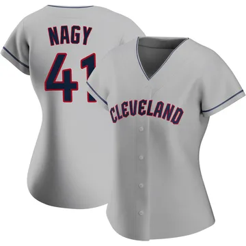 Charles Nagy Women's Cleveland Guardians Authentic Road Jersey - Gray