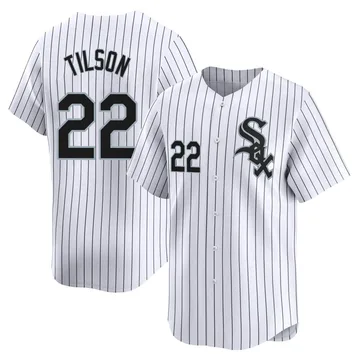 Charlie Tilson Men's Chicago White Sox Limited Home Jersey - White