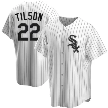 Charlie Tilson Men's Chicago White Sox Replica Home Jersey - White