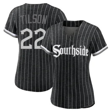 Charlie Tilson Women's Chicago White Sox Authentic 2021 City Connect Jersey - Black