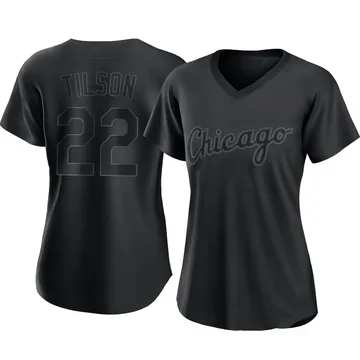 Charlie Tilson Women's Chicago White Sox Authentic Pitch Fashion Jersey - Black