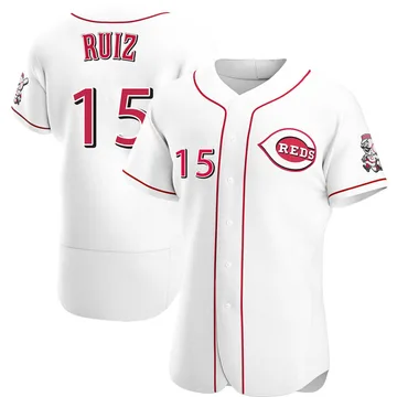 Chico Ruiz Men's Cincinnati Reds Authentic Home Jersey - White