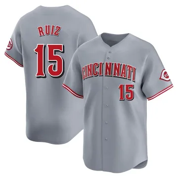 Chico Ruiz Men's Cincinnati Reds Limited Away Jersey - Gray