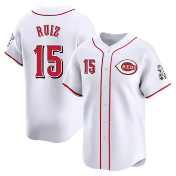 Chico Ruiz Men's Cincinnati Reds Limited Home Jersey - White