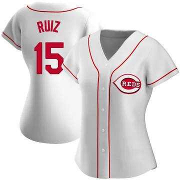 Chico Ruiz Women's Cincinnati Reds Authentic Home Jersey - White