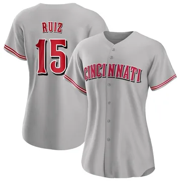 Chico Ruiz Women's Cincinnati Reds Authentic Road Jersey - Gray