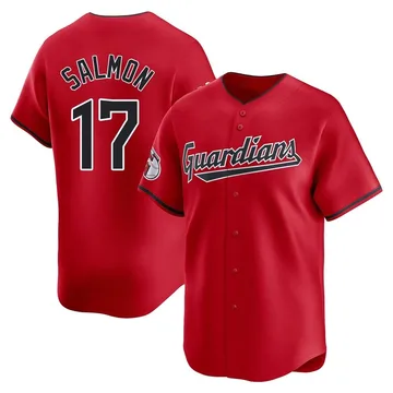 Chico Salmon Men's Cleveland Guardians Limited Alternate Jersey - Red