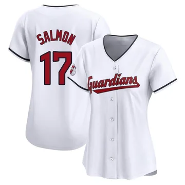 Chico Salmon Women's Cleveland Guardians Limited Home Jersey - White