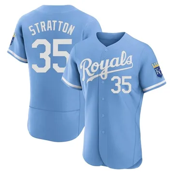 Chris Stratton Men's Kansas City Royals Authentic 2022 Alternate Jersey - Light Blue