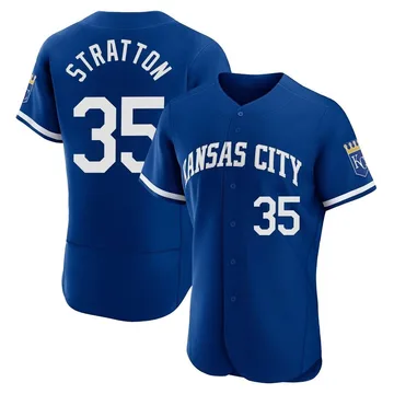 Chris Stratton Men's Kansas City Royals Authentic 2022 Alternate Jersey - Royal