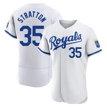 Chris Stratton Men's Kansas City Royals Authentic 2022 Home Jersey - White