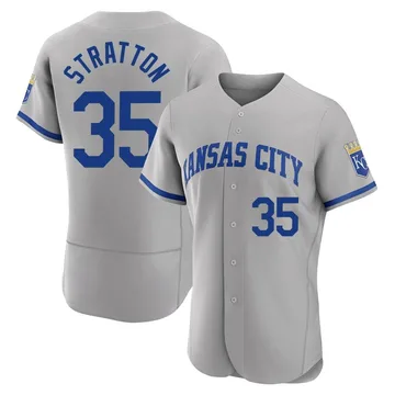 Chris Stratton Men's Kansas City Royals Authentic 2022 Road Jersey - Gray