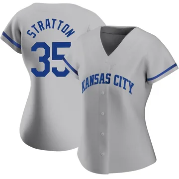 Chris Stratton Women's Kansas City Royals Authentic 2022 Road Jersey - Gray