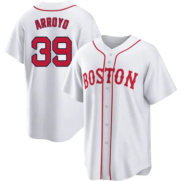 Christian Arroyo Men's Boston Red Sox Replica 2021 Patriots' Day Jersey - White