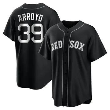 Christian Arroyo Men's Boston Red Sox Replica Jersey - Black/White