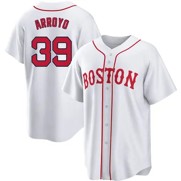 Christian Arroyo Youth Boston Red Sox Replica 2021 Patriots' Day Jersey - White